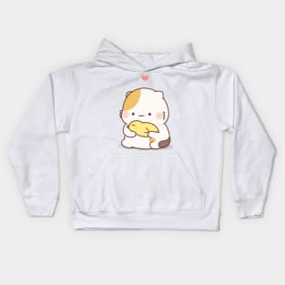 Muffin cat and duckie Kids Hoodie